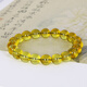 Famous Amber Family Mexican natural blue amber bracelet round bead single circle amber bracelet water purification men and women birthday gift 9.5mm