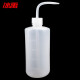Bingyu BY-2021 plastic white elbow tube washing bottle with scale LDPE washing bottle thickened washing bottle 500ML 3 pieces/pack