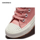 Converse Converse children's shoes girls' boots plus velvet to keep warm winter new children's shoes pink 32 recommended foot length 19.5cm