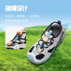 Anta children's sandals 2026 summer new style boys' breathable toe-toe sandals soft bottom river-tracing frame beach shoes for men Mai Qiao gray/mud lime/purple 9906H-1 30