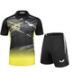 Traje de tenis de jersey de la mariposa Traje para hombres transpirable Mesh Competencia de secado rápido Jersey Summer Equipo de entrenamiento Sportswear Sportswear