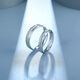 Saturday Fu PT950 platinum ring for men and women, simple platinum ring, couple ring, birthday gift, No. 19, about 5.74g
