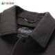Shanshan wool double-sided woolen jacket men's removable goose down liner thickened business casual lapel jacket men's work wear