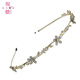 Miande's autumn atmosphere is fresh and floral, with rhinestone metal headbands, versatile hairpins, retro Internet celebrity thin edge going out headbands, Qianmi-Taoyao beautiful rhinestone hairbands A16-107