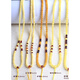 Huiduoyuan natural amber blood amber gold amber beeswax rainbow gradient necklace lanyard sweater chain Laomi 5mm length 66cm sweater chain