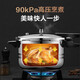 SUPOR non-stick wok smoke-free kitchen full pot set combination pan soup pot frying pan gas induction cooker universal seven-piece set stir-fry + fry + soup + steam + knife + shovel + press