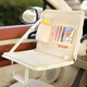 Aib and cotton car small table, rear folding table, car seat back storage bag, car dining table, steering wheel, computer table, balloon bear, foldable + front and rear use