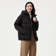 Tambor Down Jacket Women's New Winter Loose Short Thick Warm Hooded Middle-aged Warm Jacket TBF510356J Black XL (175)