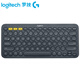 Logitech Fashion Series K380 Wireless Bluetooth Keyboard Ultra-Thin Portable Office Keyboard Android Computer Mobile Phone Tablet iPad Gift for Girls and Girlfriends K380 Black