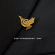 Annunciation Bird suit badge bird logo material gold-plated LOGO pin suit anti-exposure brooch c Annunciation Bird suit