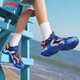 Li Ning Children's Sandals Boys Summer New Style Big Children and Teenagers Baotou Beach Shoes Sports Shoes Boys Shoes Navy Blue/Fluorescent Orange 37 Inner Length Approximately 24.2cm Suitable for Feet Length 23.2cm