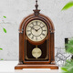 Seiko Japanese Seiko clock European-style solid wood living room bedroom floor clock hourly hour music time table clock table clock