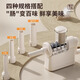 Jingyan Sausage Machine Household Food Grade Sausage Machine Sausage Machine Hand-Cranked Sausage Sausage Can Sausage Tool Casing Artifact White 3 Tubes + Casings + Cotton Thread + 100 Gloves Spiral Multi-function Sausage Machine