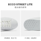 ECCO small white shoes for women, spring and summer casual shoes, fashionable and versatile sneakers, street lightweight 212803 white 2128035939037