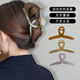 Chimera (CHIMERA) 3-piece set of cross-grip clips on the back of the head, temperament, large acrylic shark clip, hair clip, hair catcher, hair accessories, hair clip