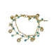 Blue Flash -Bohrerschalen -Armband Halskette Set Leichte Luxus Nische Exquisites Urlaubsstil Stapelte Krungsnetzkette heißes Accessoires S653 Gold Armband