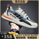 Zapatos de marca para hombres SOLO SOLO TALLO BROK Sports Sports Sports Men's 2025 Spring Nuevo zapatos informales a prueba de olor zapatos para correr AD6628-White Gray Plus Shoes de algodón de terciopelo más Velvet 39
