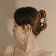 Xiang Wan Hairpin Hairpin Temperament Metal Flower Clip Chinese Style Hairpin Back of the Head High-end Large Shark Clip Hair Accessory