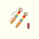 
Net Tong Qibei Music Class Rhythm Performance Wooden Kindergarten Orff Strike Small Musical Instrument Painting Teaching Aids Student Set Log Rhythm Sticks 1 pair