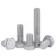 Jinggong 304 stainless steel external hexagonal screw hexagonal head extended external hexagonal bolt full thread m3m4m5m6m8m10m12 M4*30 (20 pcs)