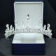 Birthday crown tiara for girls, high-end goddess 18-year-old adult headband, elegant princess bride wedding J silver birthday crown