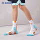 Children's Basketball Socks Professional Practical Sports Socks Youth Running Training Socks Towel Soled High-top Stockings Sunshine Orange 16CM