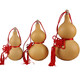 Open gourd pendant wine gourd natural wine bottle fine gourd wood gourd ornament Feng shui cork 12-13 cm