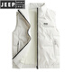 JEEP SPIRITJEEP Light Thin Down Vest Men's 2024 New Spring and Autumn Waistcoat Outer Wear Vest Men's Down Jacket Sleeveless Jacket Men's Style - Dark Gray 80 Duck Down 7XL