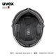 UVEX GESAND VISOR SKI HEHRMET SNEE SNOW GOGGLES Deutsch Uvves Männer und Frauen Single-Doppel-Schütze-Zahnradlinsen-Farbwechsel Version] Matt Weiß S5663161105 54-58cm [Foto ist begabt]