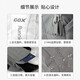 GOX outdoor arm bag sports running mobile phone arm strap light mobile phone bag Apple arm sleeve wrist bag storage bag fitness men and women luminous silver