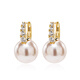 Qlady temperament earrings for women 2025 new high-end imitation pearl earrings niche light luxury birthday gift