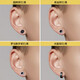 First encounter with men's non-pierced magnetic earrings, titanium steel ear clips, single trendy men, handsome Korean version, trendy Internet celebrities, hip-hop, simple, trendy magnetic earrings, 4 pieces