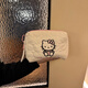 2024 New Sanrio Cute Portable Cosmetic Bag for Women Portable Large Capacity Toiletries and Skin Care Products Storage Bag Bubble Kitty Clutch Bag