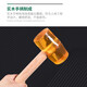 Rubber hammer beef tendon hammer leather hammer tile decoration elastic floor tile leather hammer soft glue small rubber hammer 750 white leather hammer