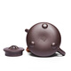 Zun Hu Yixing purple clay teapot stone ladle teapot handmade tea set teapot original mineral purple mud teapot carved landscape stone ladle 200cc
