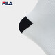 FILA official men's socks mid-waist socks set winter simple sports socks mid-calf socks two pairs set standard white/legendary blue-99 2 pairs (XS)