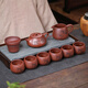 Qianshoutang teacher Zha Guochang Yixing original ore purple sand set purple sand pot tea set Kung Fu tea set Qiankun Yiqi purple sand set