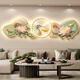 Mi ling jiuyu imagen sala de estar sofá fondo decoración de la pared luz luz de altura de lujo de lujo para correr y colgar nueva pared china jiuyu tocando una luz cálida luz de luz de luz de luz 12035 cm UV acrílico tallado V Luxury V V v v