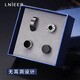 Lnieer non-pierced earrings men's ear clip single trendy male personality Korean style titanium steel magnet earrings temperament earrings trendy non-pierced four-piece set (Package D)