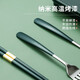 Portable tableware for picking up paintings, stainless steel fork spoon + alloy chopstick set, adult student travel box set of four