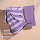 
Cat man pajamas for women Xinjiang cotton summer short-sleeved trousers large size 2025 new summer cotton casual home clothing WZ679 M