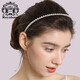 Royal sasa royal salsa Korean hair accessories sweet and thin headband simple imitation pearl headband pressed hair clip adult women's headwear