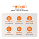 现代加厚甲级防盗门入户门+加厚保温新式暗铰链子母门+智能锁 全自动智能锁 2050*1050/2150*960