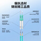 HAILE海乐 万兆多模光纤跳线LC-LC 10米 OM4双芯尾纤 Φ2.0低烟无卤抗弯曲跳纤光纤线 HJ-2LC-LC-MTA10