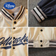 Disney (Disney) children's clothing boys' baseball uniform spring jacket 2025 new spring and autumn style for middle and large children spring boys handsome and fashionable off-white 160cm