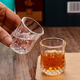 Enshousu bar thick-bottomed cup, slender white wine cup, liquor cup, foreign wine cup, small wine cup, glass small wine cup, straight wine cup, 65ml thick-bottomed cup, buy 1 get 1 free, 2 pieces in total