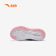 Zapatillas para niñas de anta para niños 2024 botón de mando de cuero de malla de otoño e invierno de otoño e invierno más zapatos de algodón de terciopelo [para niños regulares] negro/blanco/azul/rosa 9904-1 33 tamaños