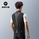 Rock Brothers Windproof Cycling Vest Men's Vest Warm Road Mountain Bike Clothing Breathable Sleeveless Top Black XXXL