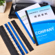 DSB (Disby) 10-hole binding clip strip black A45mm binding 50 pages of office supplies tender contract binding punching machine plastic strips 100 pieces/box