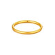 Jin Xiaoxiu gold ring Sansheng Sanshi pure gold 999 smooth plain ring classic strip ring fashion gift for girlfriend 1g, if the gold is heavy, return the less and make up, smooth ring ring No. 11 ring